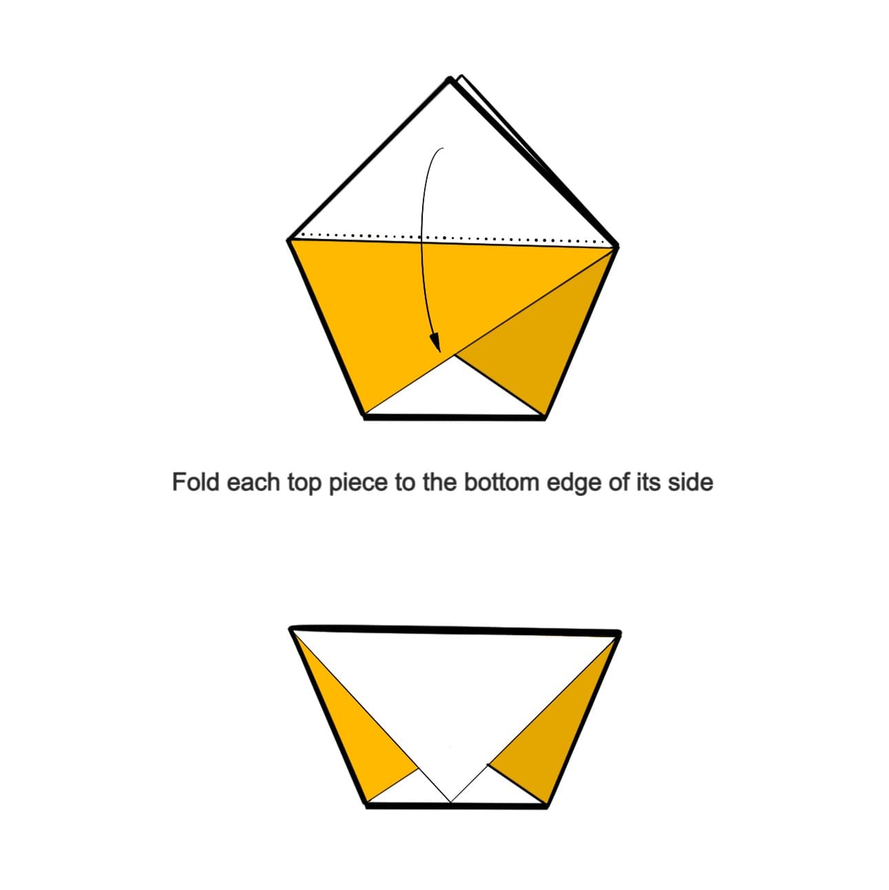 Origami step 4