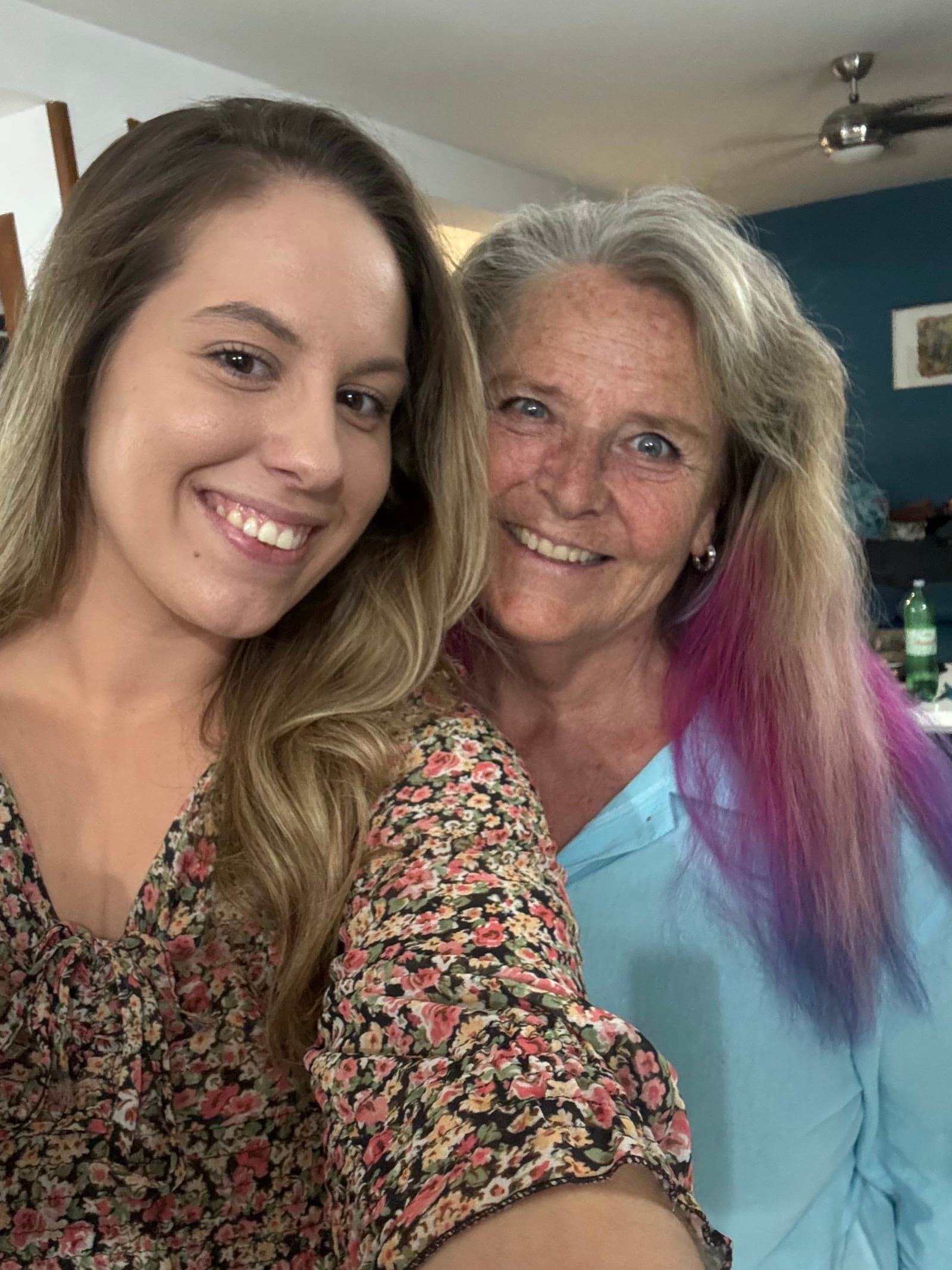 Mikki with a friend of the kitchen